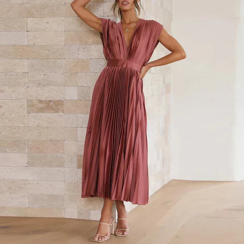 Adelai Elegant Midi Dress