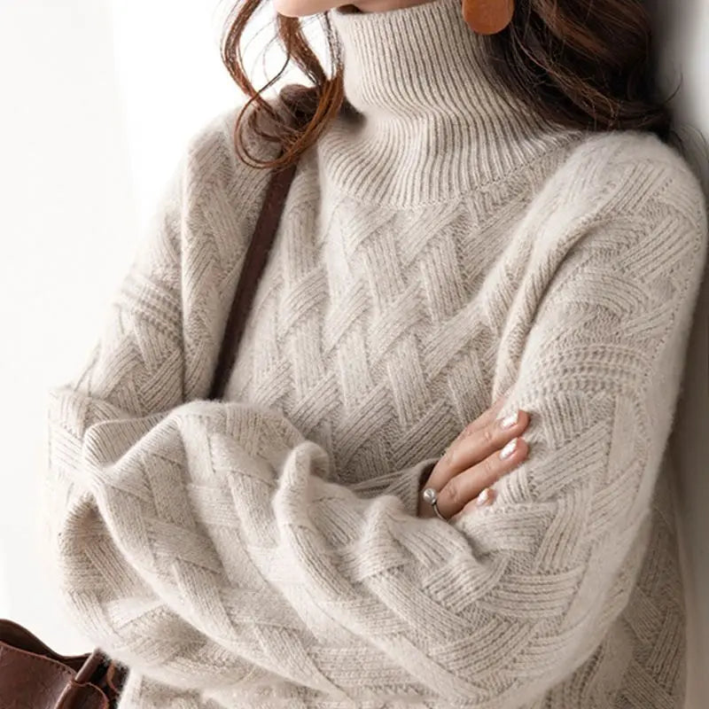 Aurélie | Turtleneck Cashmere Sweater