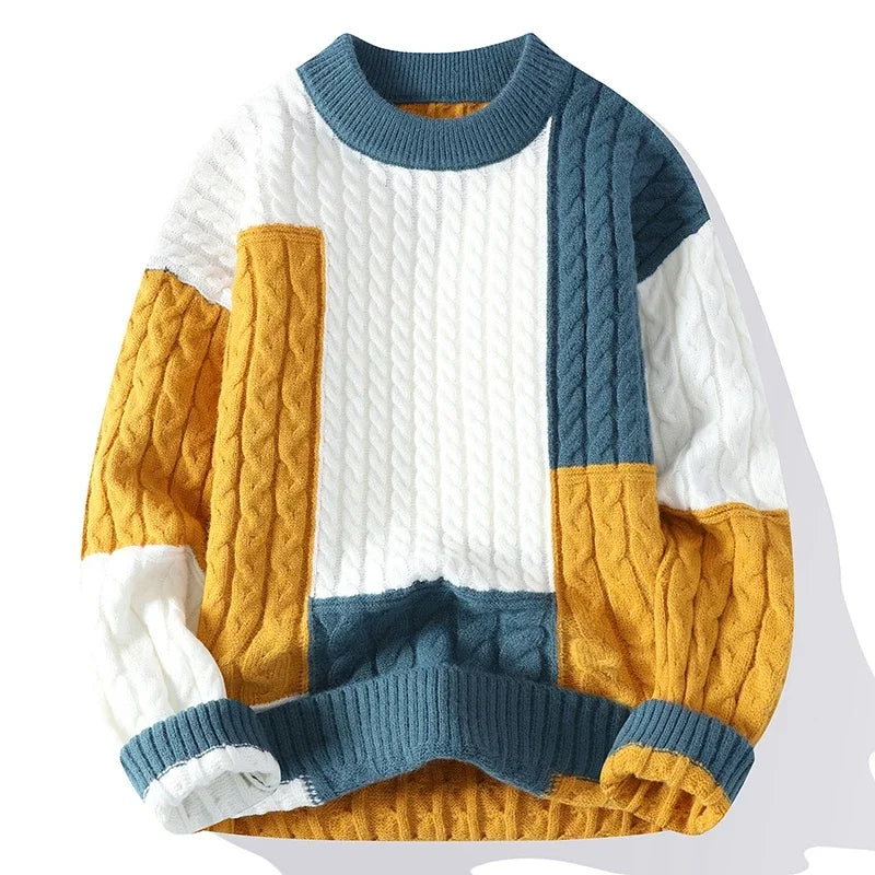 Le Clair™ | Pull Color Block Décontracté pour Hommes