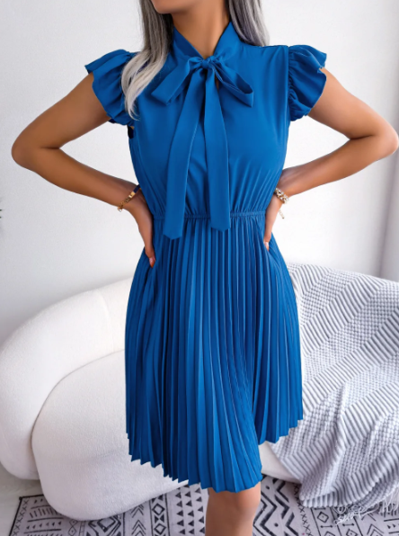 Margot Pleated Dress