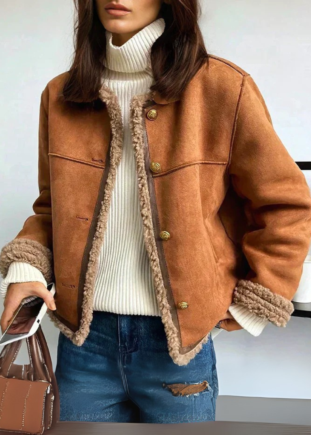 Ruby - Cosy Shearling-Lined Jacket