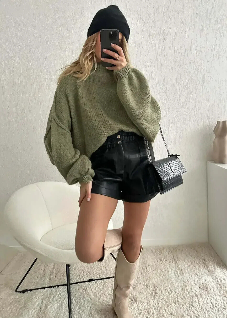 Jeanne | Oversized Cozy Knit Sweater