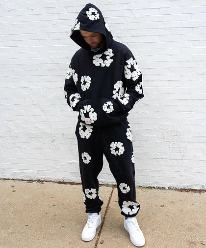 Alistair | Unisex Floral Tracksuit with Iconic Print